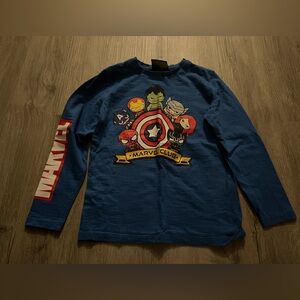 Marvel Kids Blue Long Sleeve Shirt